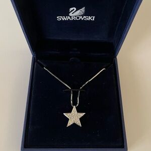 Swarovski Star Necklace w Original Box & Certificate